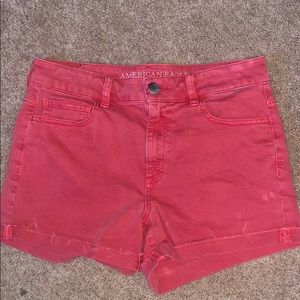 American Eagle Size 10 Super Stretch Denim Shorts